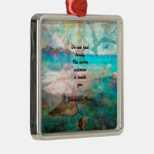 Rumi Inspiration引用文About the Universe メタルオーナメント (右)