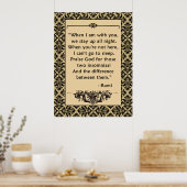 RUMI LOVE引用文オンポスターまたはプリント ポスター (キッチン)