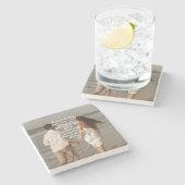 Rumi Love Story写真詩を追加 ストーンコースター (横)