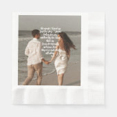 Rumi Love Story写真詩を追加 縁ありランチョンナプキン (正面)