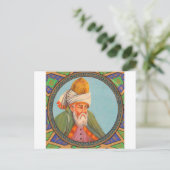 rumi portrait oil painting ポストカード (スタンド正面)