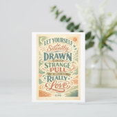 Rumi Quote: Strange Pull ポストカード (スタンド正面)