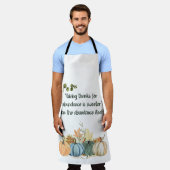 Rumi Thanksgiving引用文 – ハッピーサンクスギビング エプロン (着用した状態)