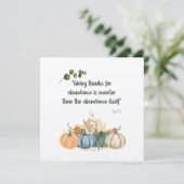 Rumi Thanksgiving引用文 – ハッピー・サンクスギビング・インヴィータ 招待状 (スタンド正面)
