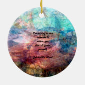 Rumi Uplifting引用文 – エネルギーと宇宙について セラミックオーナメント (裏面)