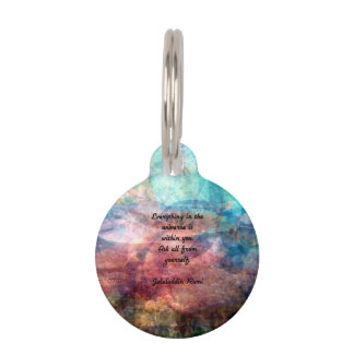 Rumi Uplifting引用文 – エネルギーと宇宙について ペット　ネームタグ