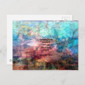 Rumi Uplifting引用文 – エネルギーと宇宙について ポストカード (正面/裏面)