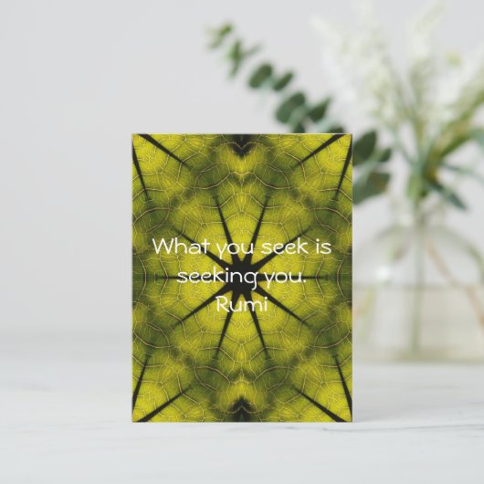 Rumi Wisdom Attractionの引用 ポストカード (スタンド正面)