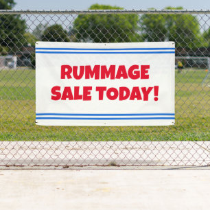Rummage Sale Todayバナー 横断幕