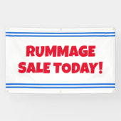 Rummage Sale Todayバナー 横断幕 (横)