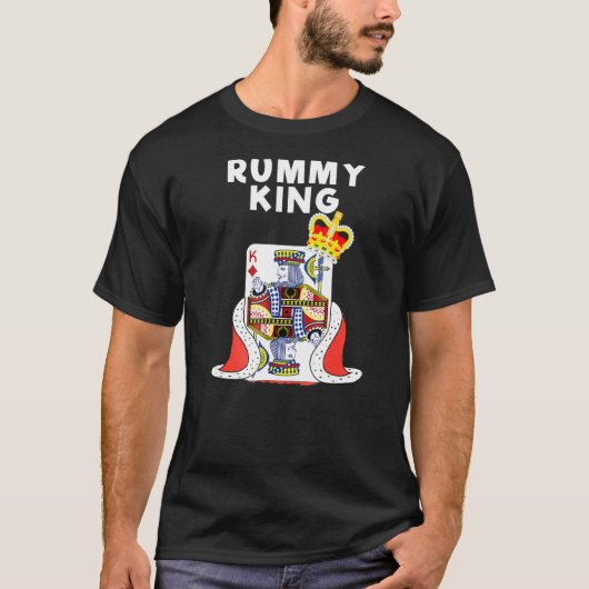 Rummy - Rummyカードゲームキング Tシャツ (正面)