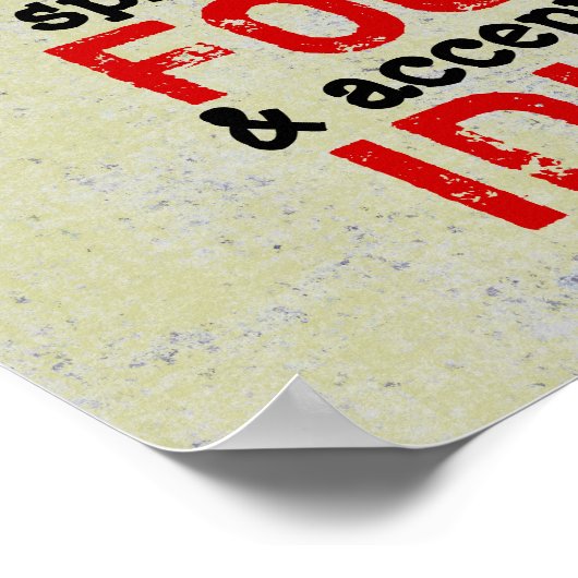 RUMORS ~ 12X12 ポスター (角)