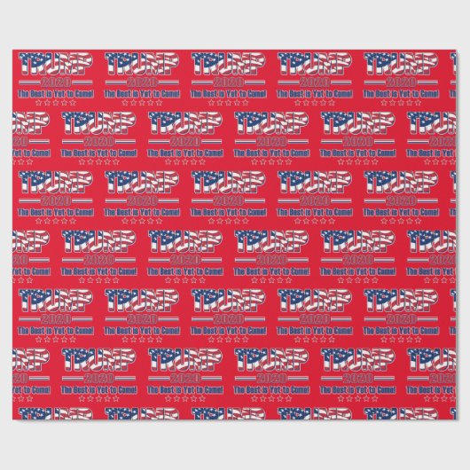 rump 2020まだ最高のまだ次の段階に達来しない ラッピングペーパー (フラット)