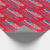 rump 2020まだ最高のまだ次の段階に達来しない ラッピングペーパー (角)