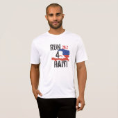 Run4Haitiの連続したワイシャツ Tシャツ (正面フル)
