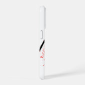 RUN AWAY NOW – Creepy Horror Footprints Phone Case iPhoneケース (右側面)