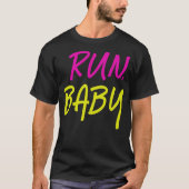 Run Baby ハーフマラソン Tシャツ (正面)