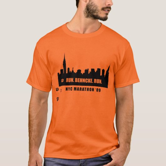Run.Behncke. 操業ティー Tシャツ (正面)