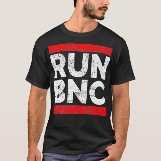 RUN BNC Funny Audio EngineerSound Engineer Premium Tシャツ (正面)