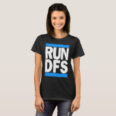 Run DFS Daily Fantasy Sports Graphic Duel Of The F Tシャツ (正面フル)