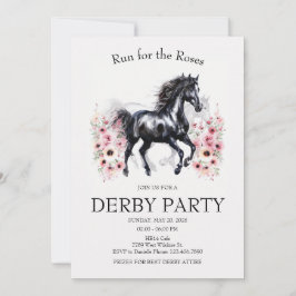 Run for the Roses Derby Party Invitation Elegant H 招待状