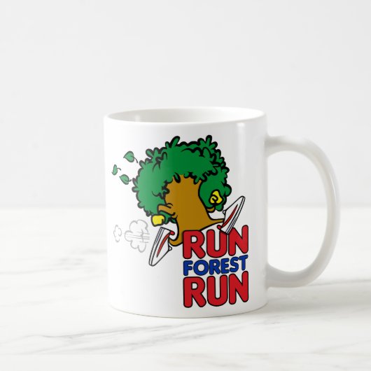 Run Forest Run コーヒーマグカップ (右)
