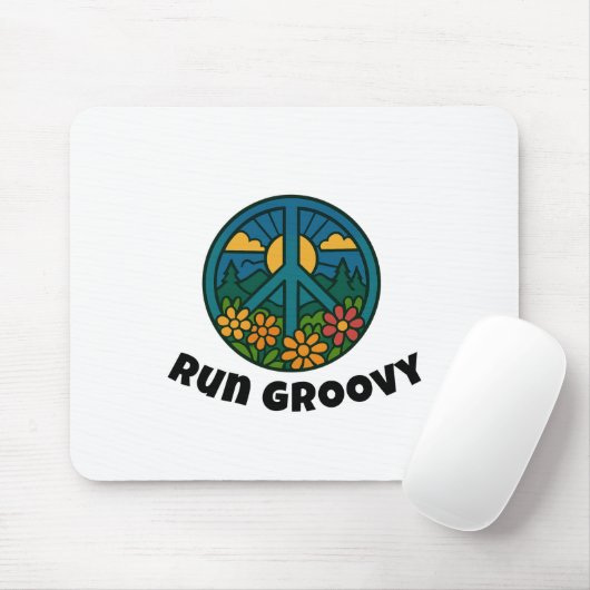 Run Groovy マウスパッド (マウス)