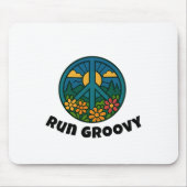 Run Groovy マウスパッド (正面)