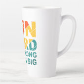 Run hard, be strong, think big  latte mug カフェラテマグ (右)