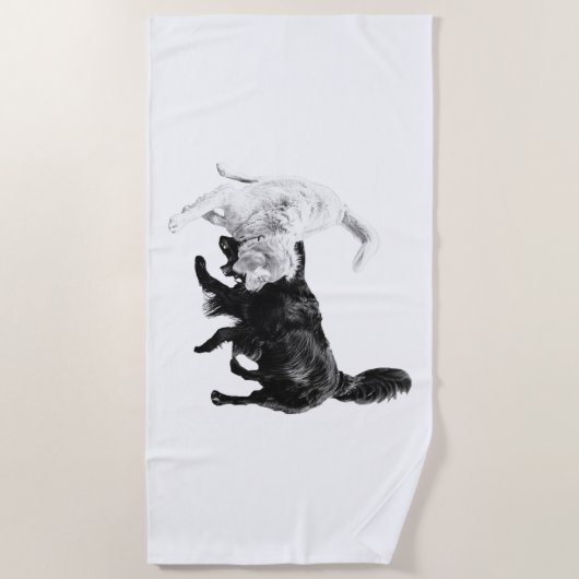 Run Into The Moment ビーチタオル (正面)