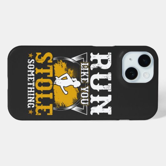 Run Like You Stole Something Fitness Gym workout Case-Mate iPhoneケース (裏面 (横))