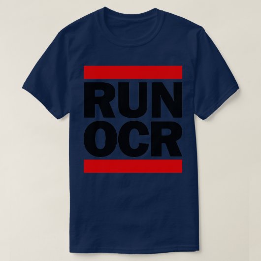 RUN OCR Tシャツ (デザイン正面)