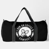 Run On Coffee Sawdust  ダッフルバッグ (正面)