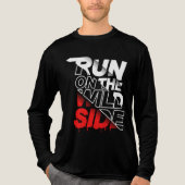 Run on the wild side トライブレンドTシャツ (正面)