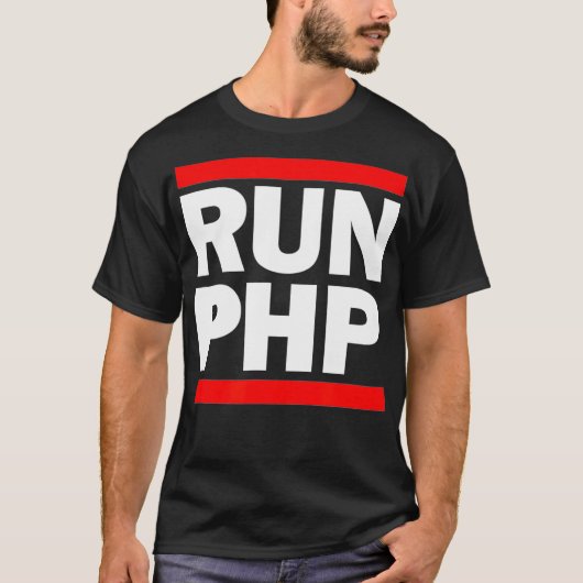 RUN PHP - for Web Developers Comp Sci Hackathon  Tシャツ (正面)