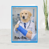 Run-Roh Accident  Get Well Card CB-1 カード (正面)