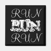 RUN Runners Running マグネット (正面)