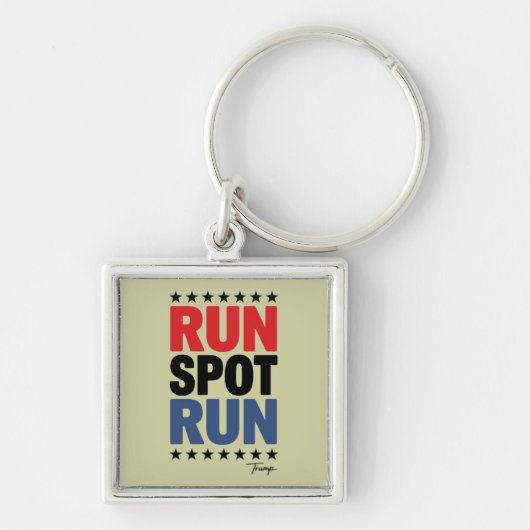Run Spot Run トランプ 2024 キーホルダー (正面)