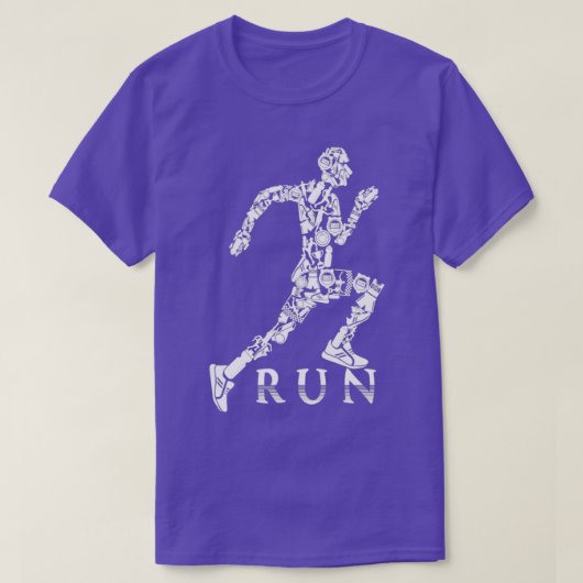 run tシャツ (デザイン正面)