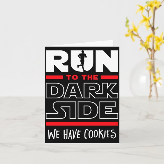 Run To The Dark Side We Have Cookies  カード (黄色い花)