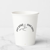 Run Your Own Race Motivational Quote Mug | Inspira 紙コップ (裏面)