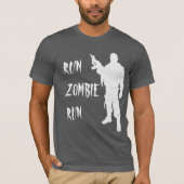 Run Zombie Run Tシャツ (正面)