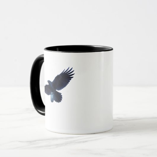 Runa Fehu y el Cuervo de Odín マグカップ (正面左)