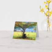 Runamuk Ranch Art Noteカード(空白の内部) カード (黄色い花)