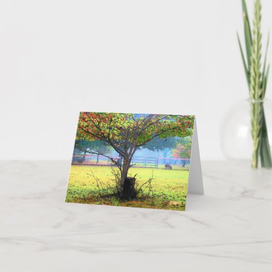 Runamuk Ranch Art Noteカード(空白の内部) カード (正面)