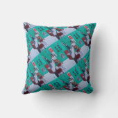 Runaround Sue Painting by Alfred Fox クッション (裏面)