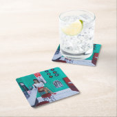 Runaround Sue Painting by Alfred Fox スクエアペーパーコースター (インサイチュ)