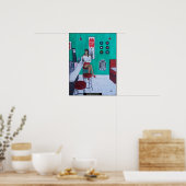 Runaround Sue Painting by Alfred Fox ポスター (キッチン)