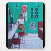 Runaround Sue Painting by Alfred Fox マウスパッド (正面)