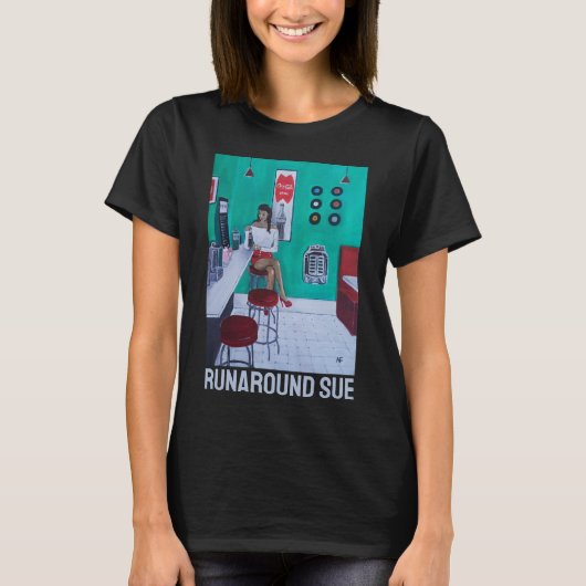Runaround Sue Painting by Alfred Fox Tシャツ (正面)